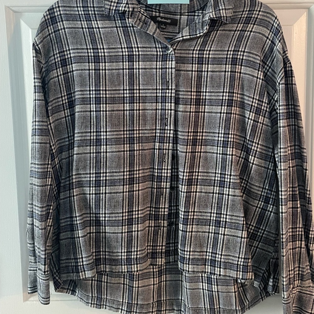 Madewell Westlake Flannel Shirt size S